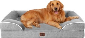 EHEYCIGA Orthopedic Dog Beds for Extra Large Dogs 44x32Inch, Waterproof Memory F