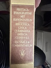 CODEX F.11.1. - FESTTAGSEVANGELISTAR MIT KANONTAFELN, 1991 (Faksimile) wie neu.