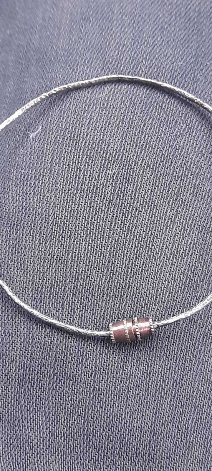 ROUND DIAMOND STACKING BANGLE BRACELET  RUSTIC - image 10