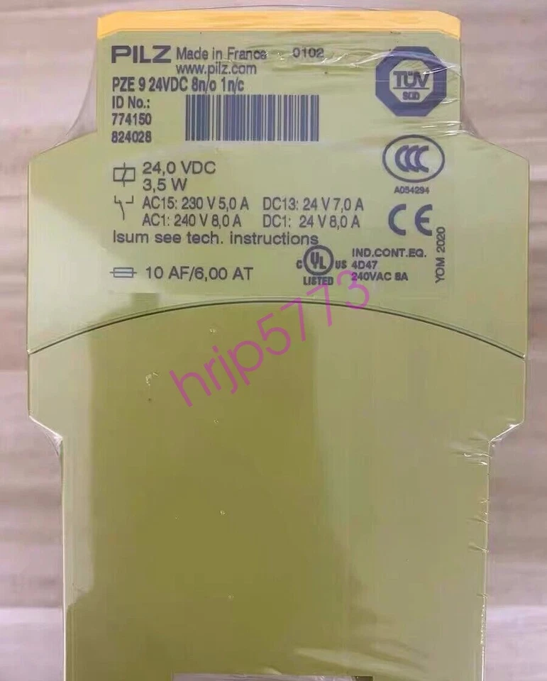 NEW PILZ 774150 PZE 9 Safety Relay