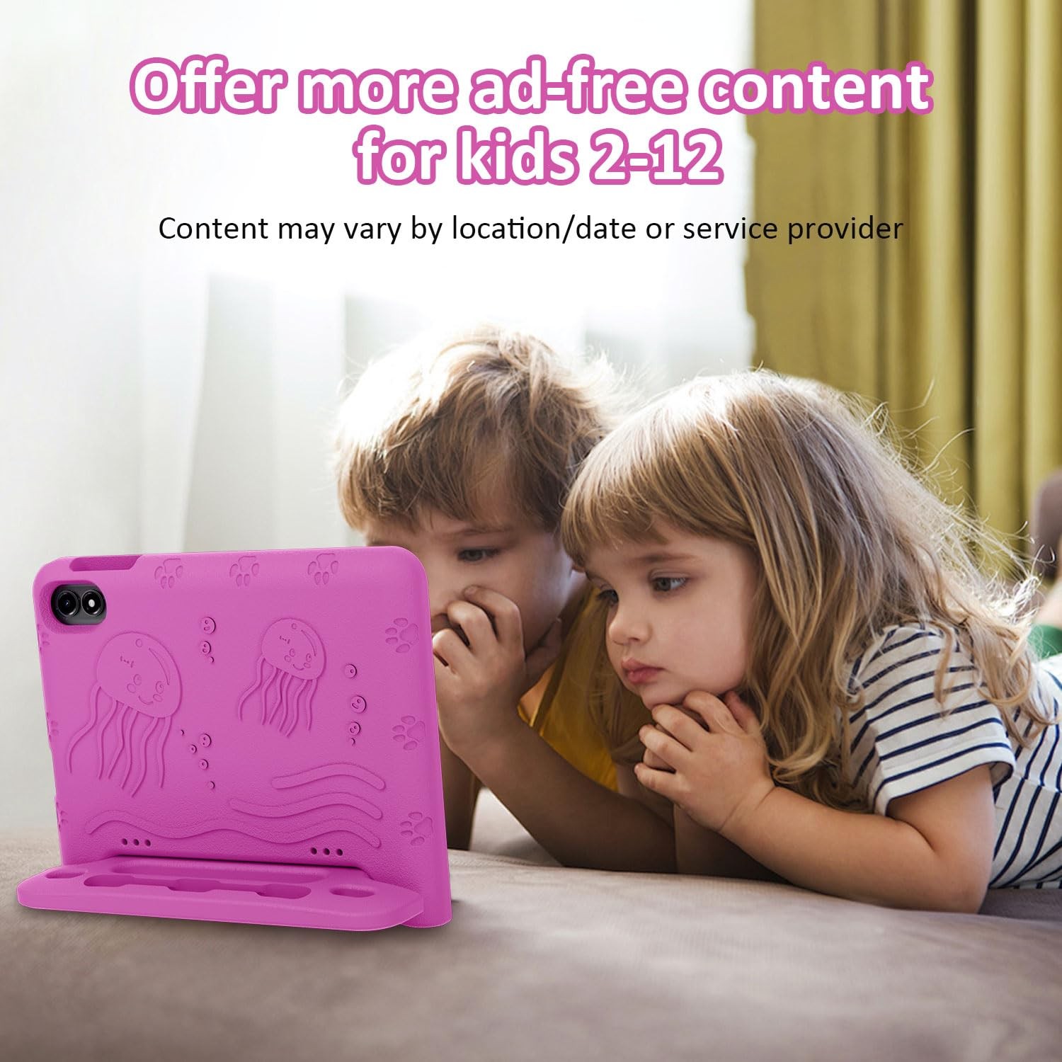 Android 15 Kids Tablet, 2025 Upgraded 10.1 Inch Tablets with Octa-core Proces...