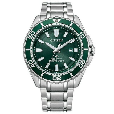 Citizen Promaster MARINE BN0199-53X Green Dial Eco-Drive Diver 200m Herrenuhr