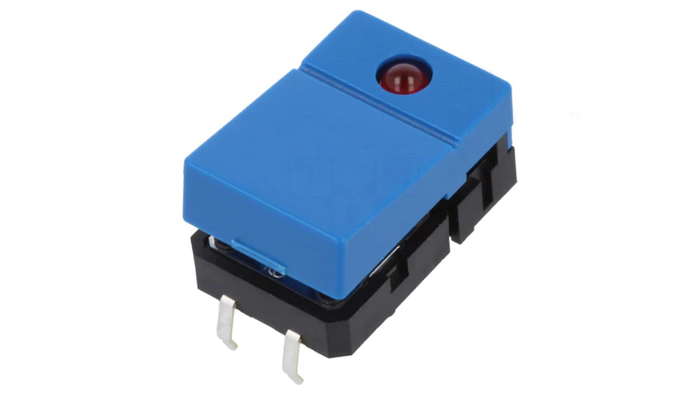 Poz 2 Button Switch SPST-NO 0.05A/24VDC B3J-2400