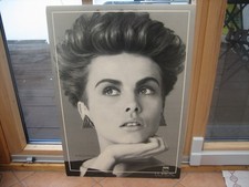 Friseur Bild, L'Oreal, Rudi Schwarz, schwarzwei&szlig;, 89 cm hoch, 62 cm breit, Frau