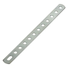 Produktbild - Lochstreifen Lochschiene aus Metall 190x17mm für verschiedenste Zwecke