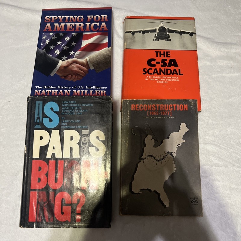 COLD WAR, INTELLIGENCE & AMERICAN HISTORY BOOK LOT OF 4