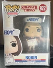 Funko Pop! Stranger Things Robin #922 “ Damaged Box!!”