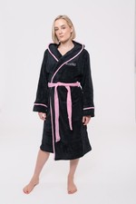 BlackPink Bathrobe Band Logo new Official Longsleeve Black Unisex