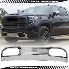 Front Lower Open Skid Plate Valance Chrome For GMC Sierra 1500 2022-24 #84878748