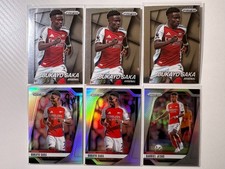 2024-25 Panini Prizm EPL Soccer Base&Silver - Bukayo Saka Gabiel Jesus 6 Lots