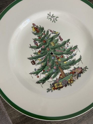 Spode Christmas Tree Tidbit Tray Serving Plate NWT NEW - Picture 3 of 10
