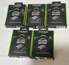 LOT OF 5 Digipower Re-Fuel Rechargeable Lithium-Ion Battery for Canon LP-E8
