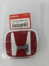 For Jdm Red H Type R Emblem 1x75700-snw-j01 Honda Civic 2dr 4dr Sedan Accord Crv