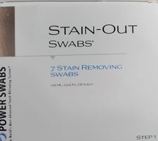 NEW Power Swabs Stain-Out Swabs Whitening Teeth Sheer Science Step1  1 Boxs Of 7