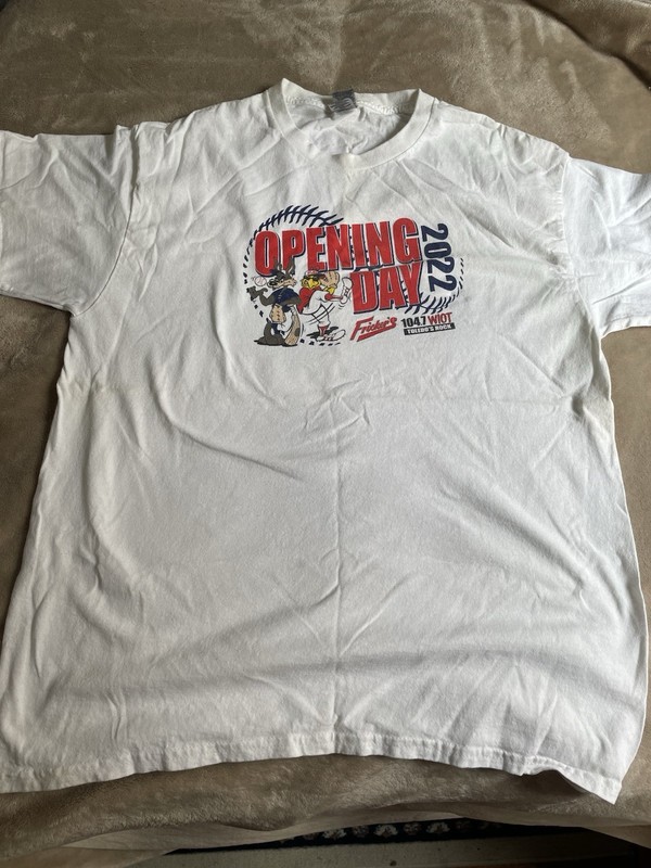Toledo Baseball Frickers Men’s Opening Day T Shirt Size L