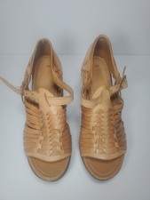 Brown Leather Heel Shoe