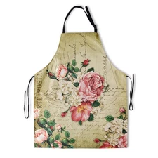 Giwawa Unisex Adult Apron Waterproof Stain Resistant Kitchen Cooking Apron wi...