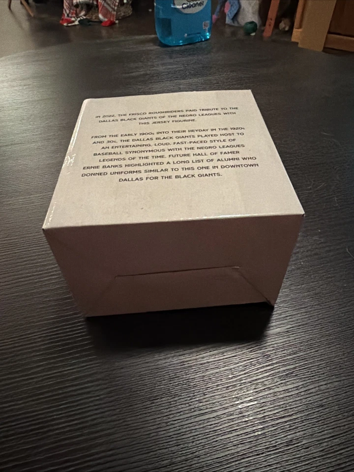 Frisco RoughRiders Dallas Black Giants Jersey Replica Figurine Sga 8/14/22. - Image 4 of 4