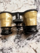 Opera Glasses Binoculars Antique VTG Mother Of Pearl Detail ,READ DETAILS