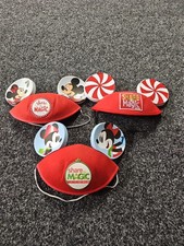 RARE DISNEY STORE CHRISTMAS MICKEY EARS 2014-2016