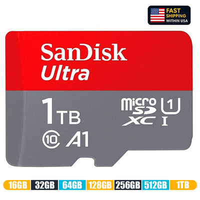 #ad SanDisk Micro SD Card Ultra Memory Card 16GB 32GB 64GB 128GB 256GB 512GB 1TB Lot $176.18