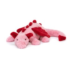 Jellycat Heart Dragon Drache Rosa 55cm Plüsc...