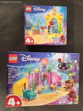 LEGO Set - Factory Sealed Disney Ariel 43235 Music Stage & 43254 Crystal Cavern