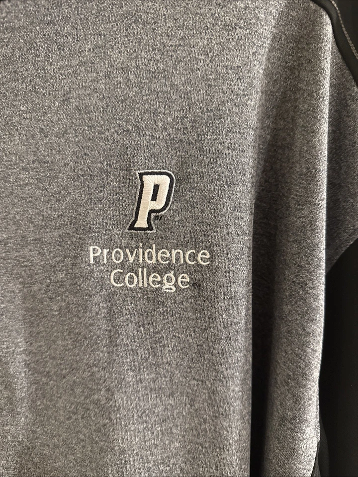 Cutter And Buck Quarter Zip Shirt Providence College Men's XXXL Black Gray Long - Image 3 of 4