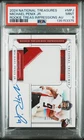 2024 NATIONAL TREASURES ROOKIE TREASURED AUTO MICHAEL PENIX JR RC /99 PSA 9