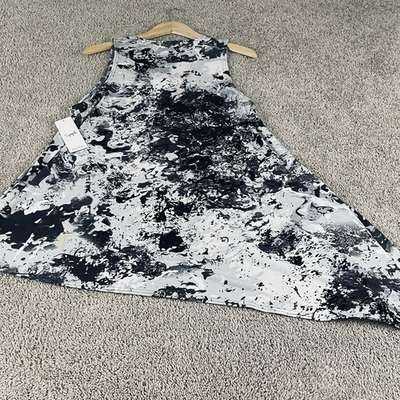 #ad #ad Sympli Top Womens 16 Jersey Knit Quiet Luxury Asymmetrical Hem NWT FLAW F471 $24.99