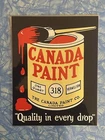 Canada Paint Co Poster PRINT 8.5" x 11" Vintage Ad Sign (Not Porcelain) Canadian