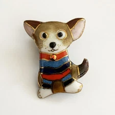 UncleZCloisonné obidome cute dog BD-5