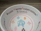Chewy Vuiton Pet Bowl The Essentials Size Medium White New — photo 2