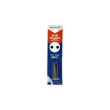 Best Way Tools 86823 Tamper-Proof #10 Spanner Screwdriver Bit 1/4 Dia. x 1 L in.