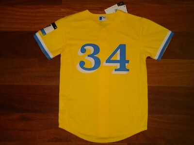 Youth David Ortiz #34 Boston Red Sox Nike Gold City Connect Player