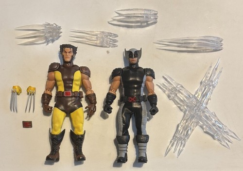 Mezco One:12 Marvel X-Men Lot - Wolverine Brown Suit & X-Force 6” Loose Figures