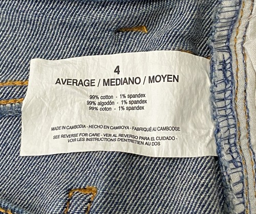 Nuevo con etiquetas Pantalones Cortos de Jean Gloria Vanderbilt Mujer Relajado Efecto Adelgazante Denim Talla 4 - Imagen 8 de 10