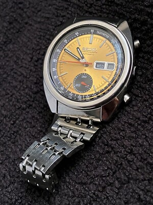 【超希少】セイコー　ゴールド　自動巻　6139-6012 クロノ未確認 Seiko 6139-6012 'Bruce Lee' Chronograph Automatic 1977/6 Original