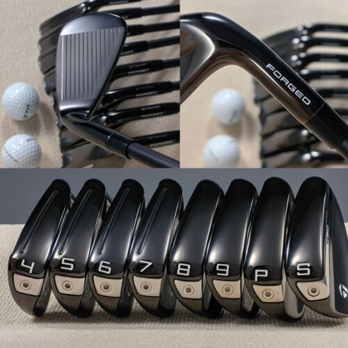 Taylormade P790 Golf Iron Set Black Clubs Shafts Flex 4-9PS R/S P-790 Stiff