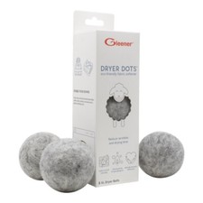 Gleener DRYER DOTS Eco-Friendly Fabric Softener - 3XL Dryer Balls - Heather Gray