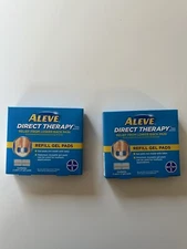 Aleve Direct Therapy Refill Replacement Gel Pads Lot Of 2 Boxes EXP 2019