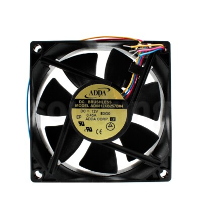 ADDA AD0812XB257B04 8025 12V 0.45A high airflow cabinet cooling fan