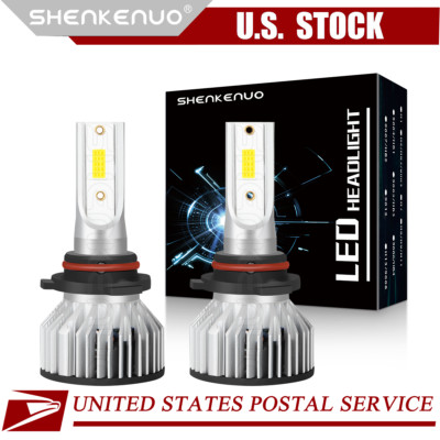 2x Xenon White 9005 LED High Beam Headlight Bulbs For Subaru Impreza Forester
