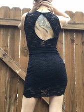 black lace mini WINDSOR dress  Size XS Brand New Only Been Worn ONCE.