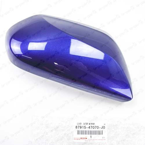 Genuine Toyota 16-21 Prius Passenger Mirror Cover Dark Blue 8W7 87915-47070-J0