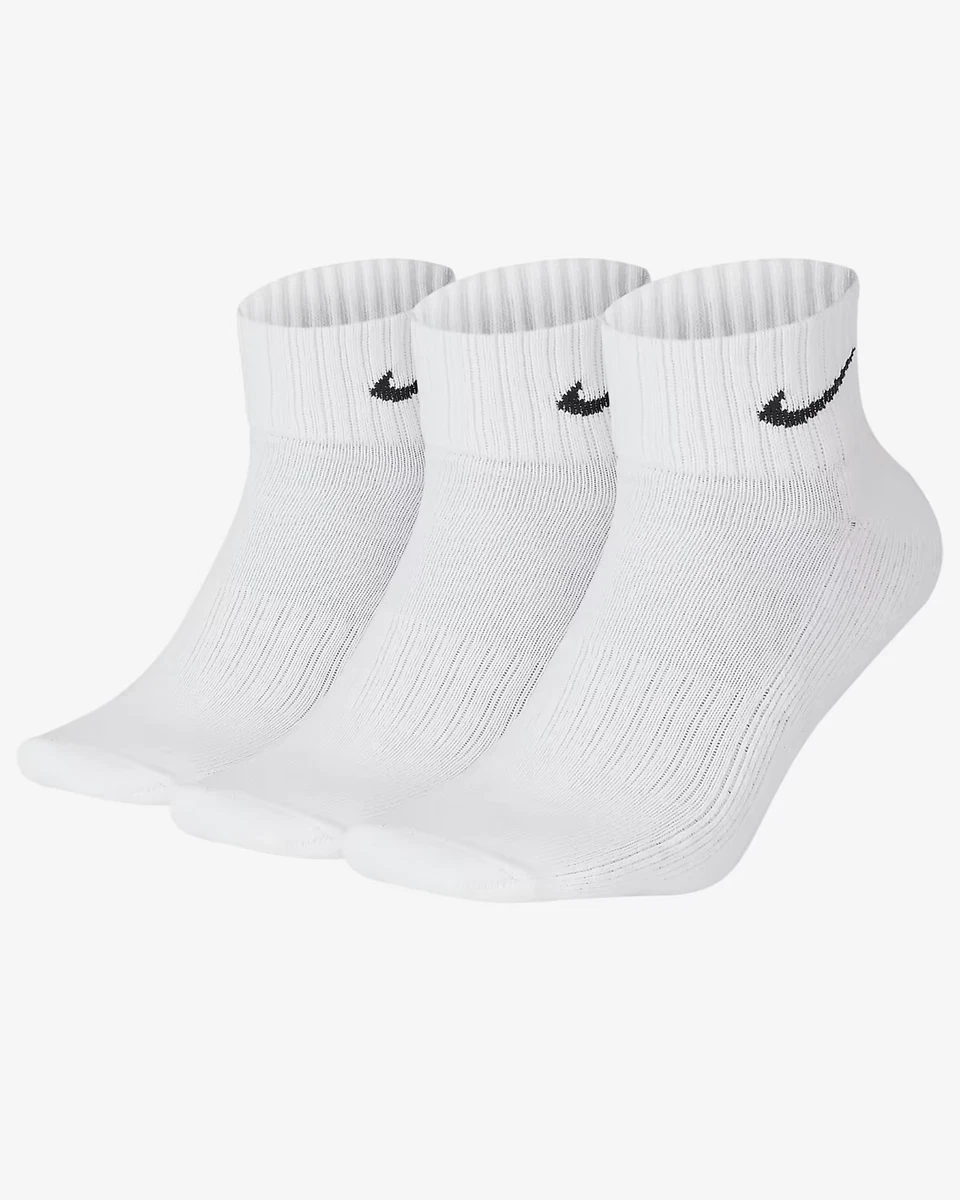 Nike Everyday Ankle 3er Pack Socken Baumwolle Sport Trainingssocken Gr. 46-50
