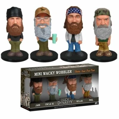 Funko DUCK DYNASTY SET of 4 JASE UNCLE SI WILLIE PHIL