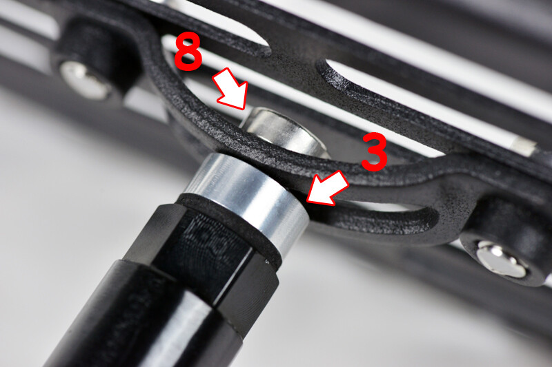 For 0106 BMW M3 E46 Front Bumper Tow Hook Mount Adaptor License Plate