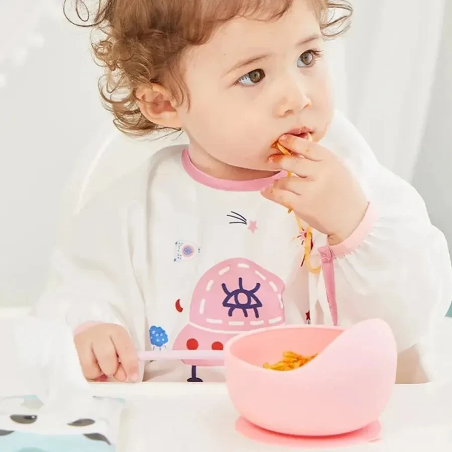 Assiette Bol Bébé en Silicone avec Ventouse Pour Vaisselle Enfant de Qualité - Photo 4/4