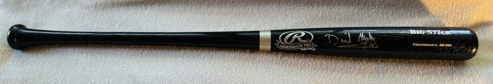 Bate de béisbol autografiado por Daniel Murphy 2015 de los Mets de Nueva York NLCS MVP All-Star certificado de autenticidad Foto 3 de 3